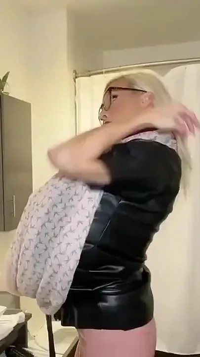 My Parfum Makes My Tits Inflate Leather Jacket Can't Hold It