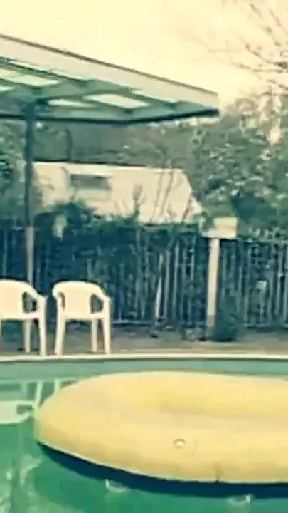 Vintage Porn of a Fat Housewife with Hairy Pussy Fucked by a Big Cock in the Pool