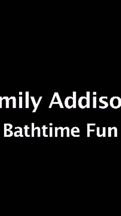 Bathtub Movie Featuring Emily Addison