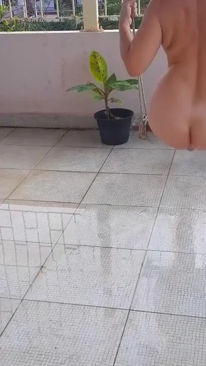 Cute lady swinging without panties on a swing 185 1 Clip 3