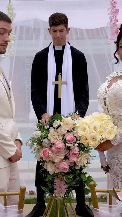 The Martix Wedding Chapter IV - Mariana Fucks the Priest in a Bathroom After