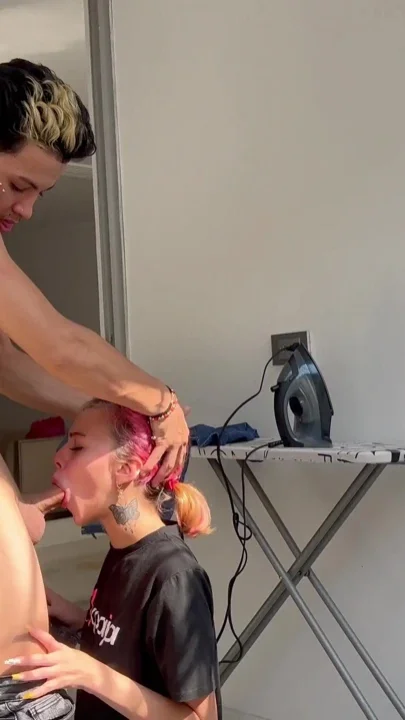 I take advantage of the fact that no one is home to fuck my stepsister hard in