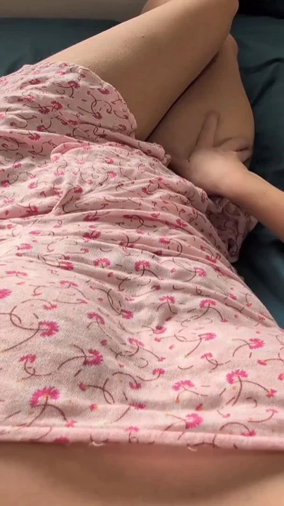 Horny White Girl Masturbating Solo POV