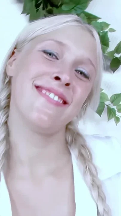 Young Blonde Babe with Pigtails in a Hot Anal Threesome with 2 Big Cocks