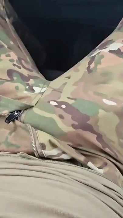 German soldier has to jerk off in the car during lunch break - PhantomGentX Clip 1