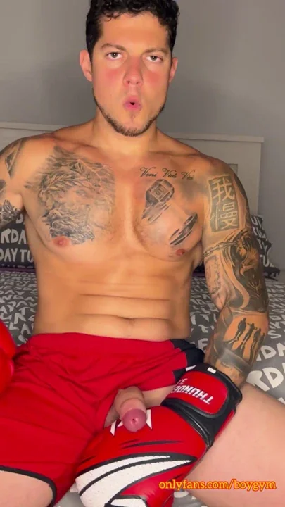 FIGHTER BIG CUM With No Hands