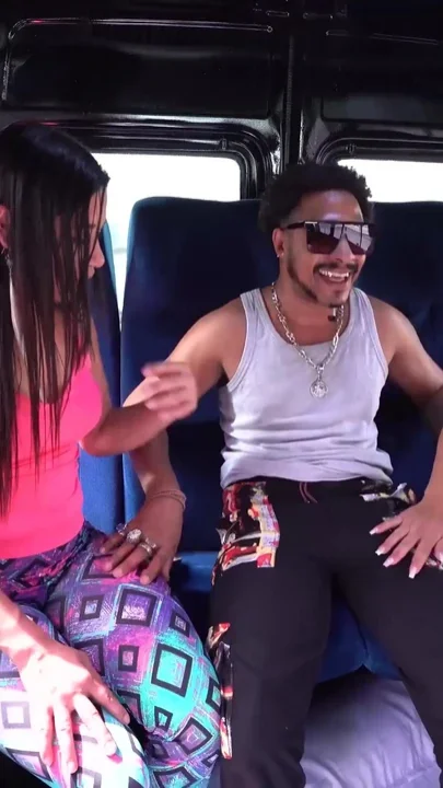 Brazilian big cock anal bang-van orgy