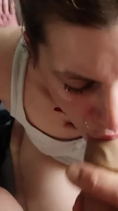 Real Homemade Blowjob Deepthroat Big Dick Cum in Mouth Swallow Clip 3
