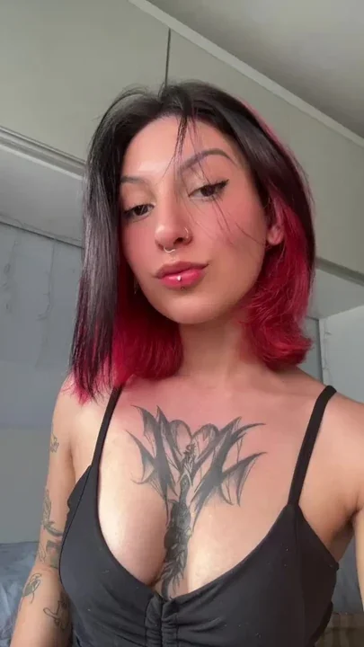 cute latina with tattoos