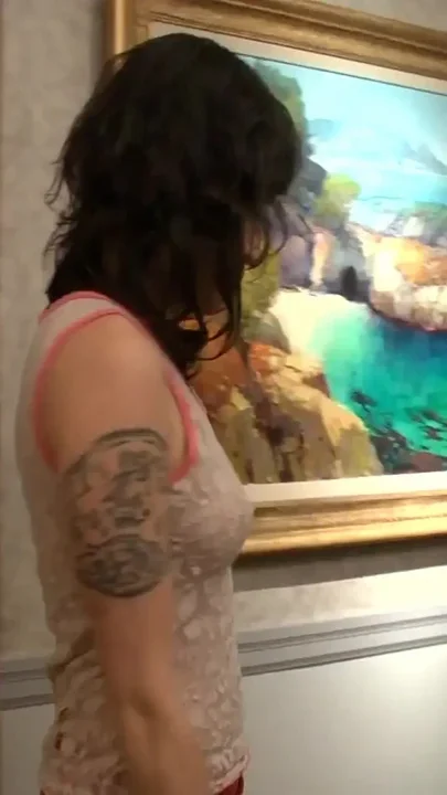 Hairy Girl with Perfect Bod 90s Facial