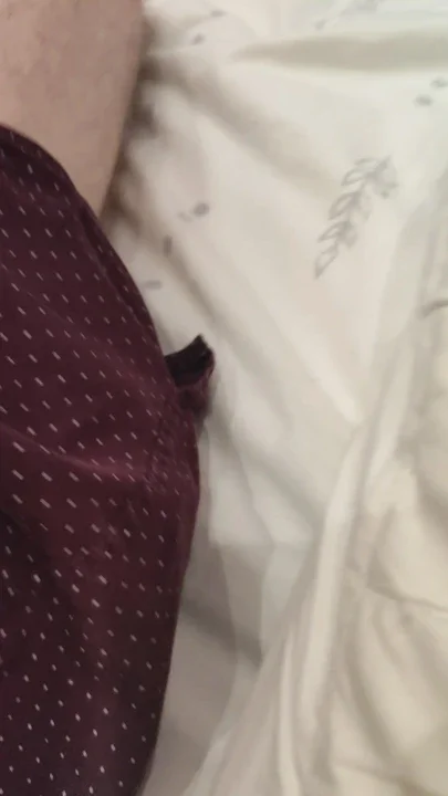 Homemade amateur solo uncut semi cock reveal part 1