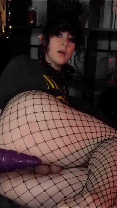 Goth Femboy Vs Big Thick Monster Dildofemboy Wins