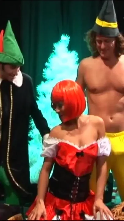 Anal xmas cosplayers