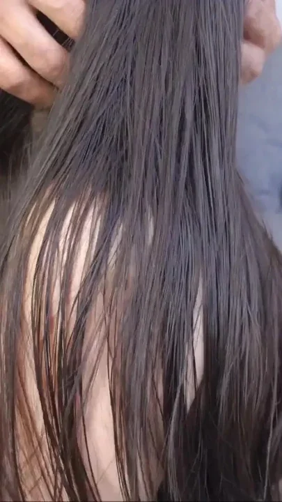 POV I cum on the buttocks girl's ass before eating her shaved vagina Clip 1