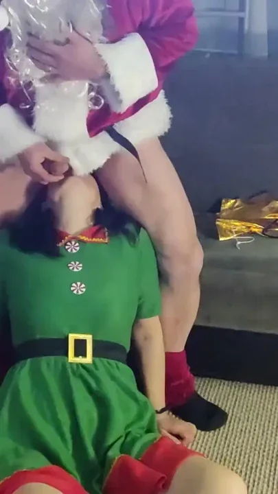 BBW Mature fucking Santa Fuck Clip 1