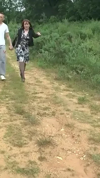 A Young Couple Having Anal Sex Outdoor