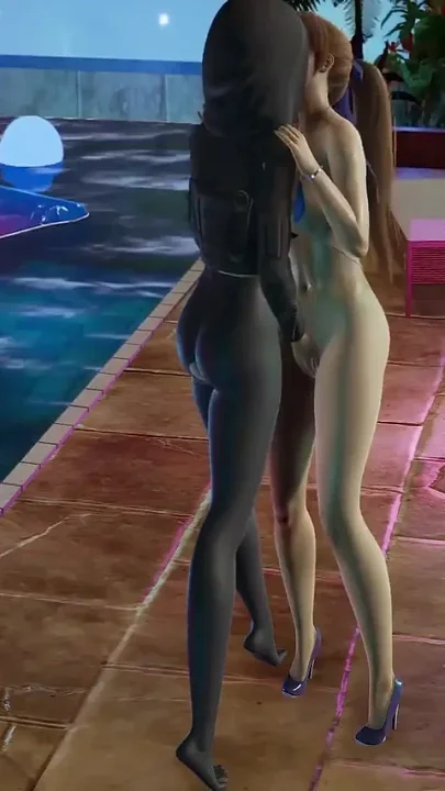 Kasumi Bikini Pool Party futa Shemale