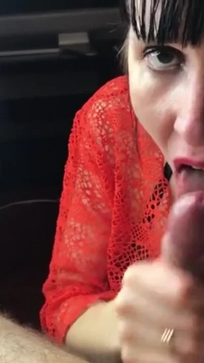 I was running so late for work but he kept wanting me to suck his hard cock