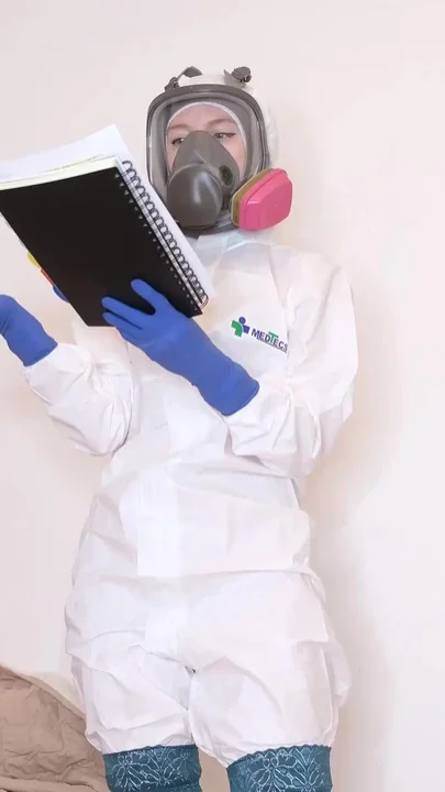 Hazmat Masturbation on the House