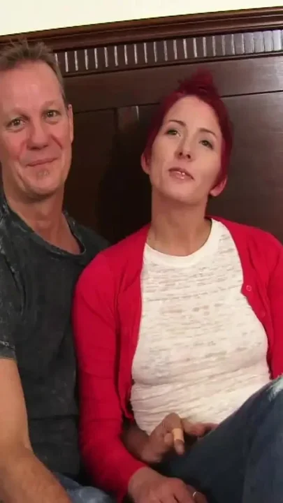 My wife and me fuck in front of the camera