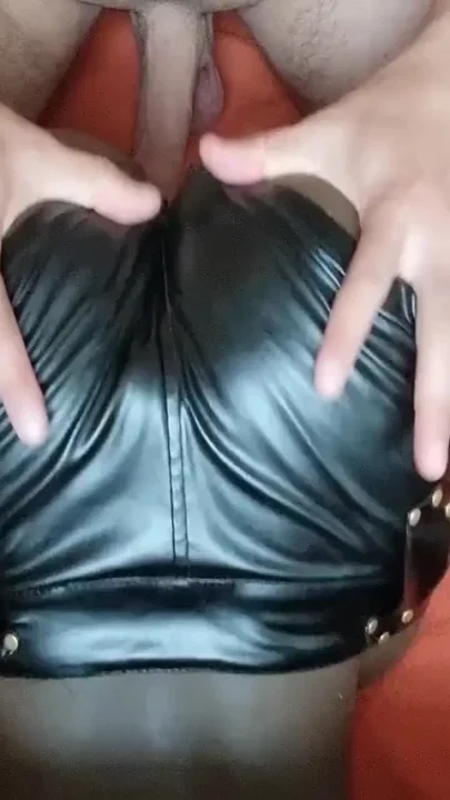 Leather Ass Rides Me