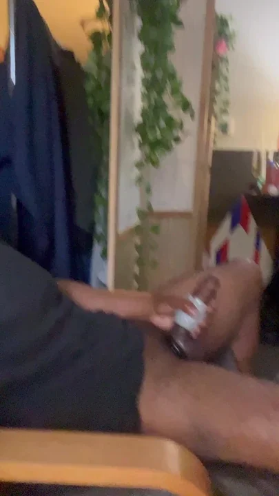 Bored zaddy stroking dick