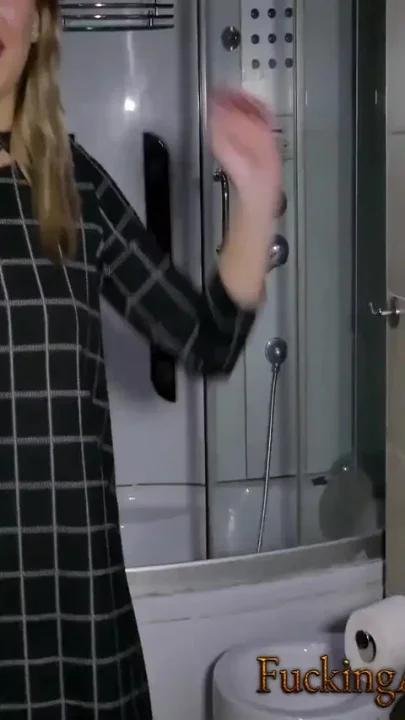 Slutty hot blonde suck and fuck with owner