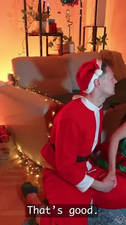 VIP4K I was Good Girl all year and Santa Gave me Cumshot as a Present Clip 1