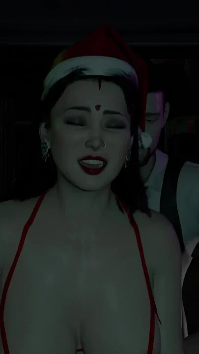 Hot Desi Bhabhi Savita Had Sex with Strangers at the Christmas Party