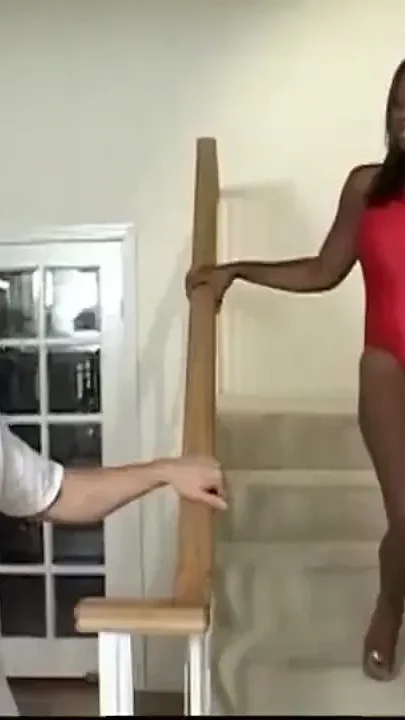 Hot Busty Black Girl Fucked Doggystyle and Cummed in Mouth by Huge White Cock