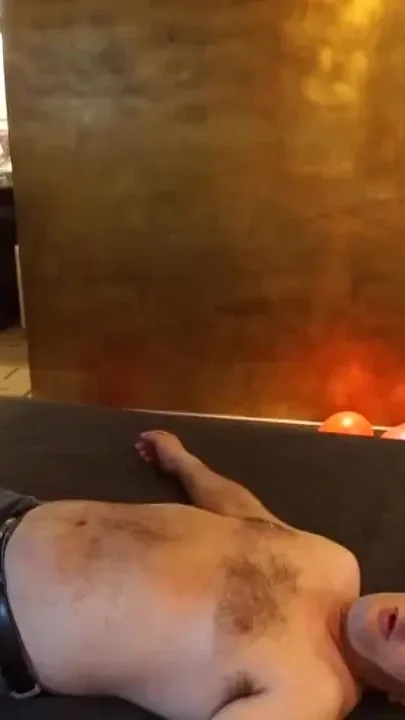 Crazy Femdom Girl Facesitting Her Slave on the Bed