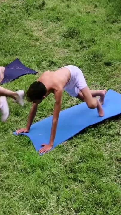 An 18 Year old twink takes four facial cumshots