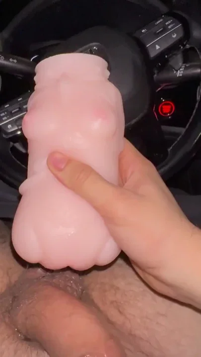 Missterverse - Ryder Rogue fucks his new sex toy in the car in a public parking
