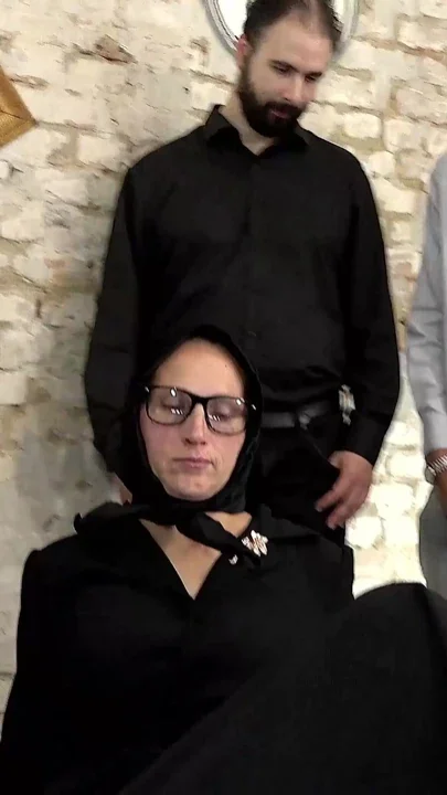 Mature Gets Rough DP Bukkake Group Fucked