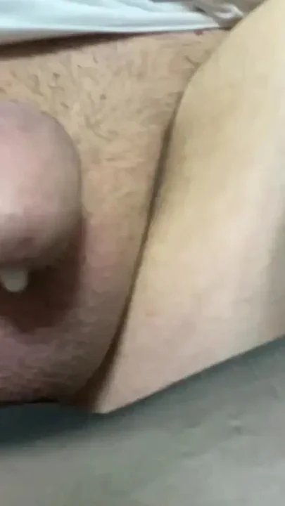 Trans female Crossdresser squirts cum out of her clit cock hands free with no