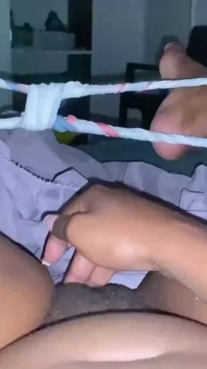 Neighbor sends me a video masturbating at the night when her husband is not home Clip 1