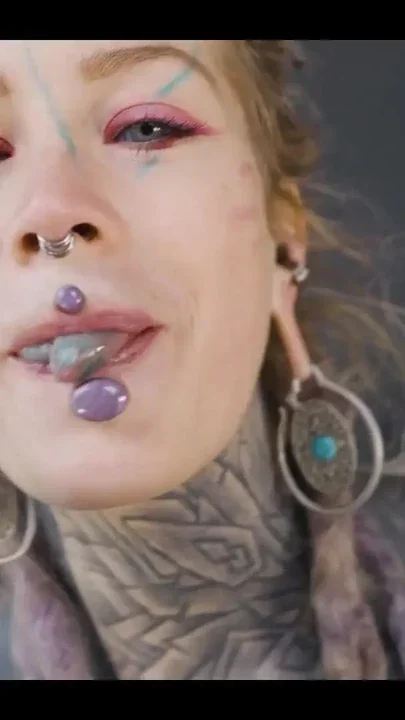 Inked Hippie's Solo Dildo Asshole Play Clip 1