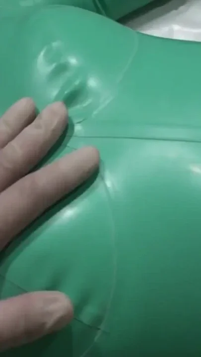 Latex Danielle relaxing in the ambulance