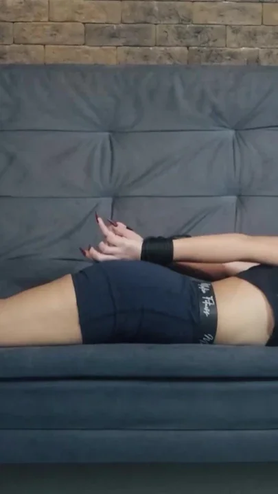 Bondage and Tickling a Sexy Brunette