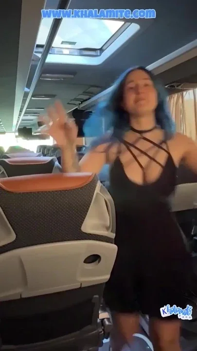 I prove my skills to a subscriber - fuck with a subscriber on a POV bus