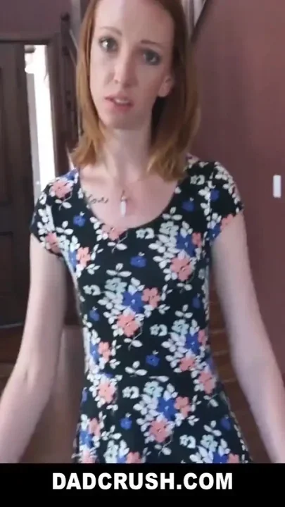 Naughty Redhead Katy Kiss Gets Her Ass Spanked by Stepdaddy
