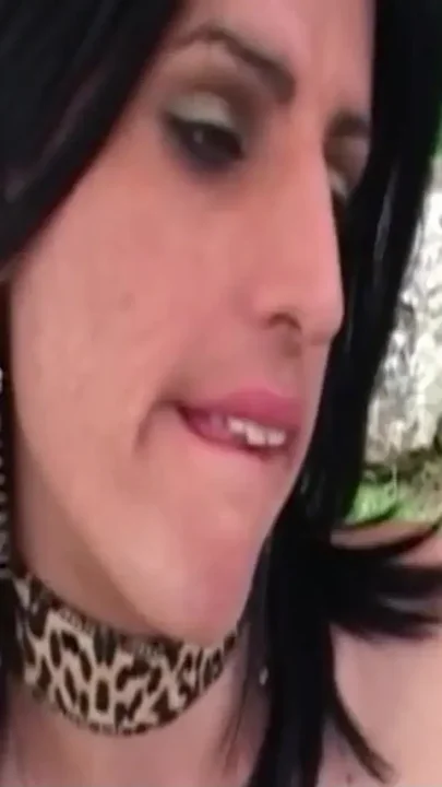 Neighbor Fucks Perverted Tranny Anal on Terrace