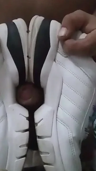 Sneaker fuck and cum on asics