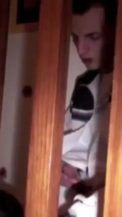 Sexy innocent twink fucked in sneakers