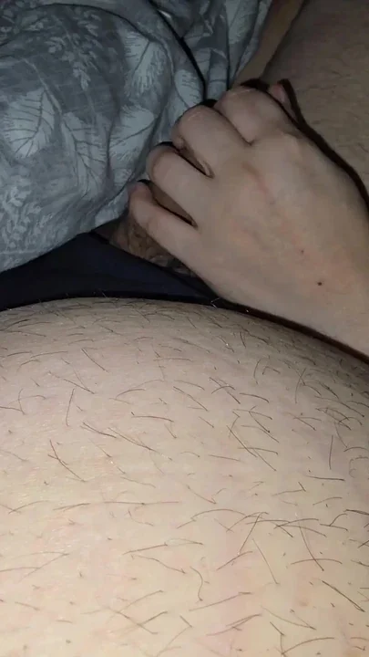 Step mom hand slip and pulled out step son dick for a handjob Clip 1