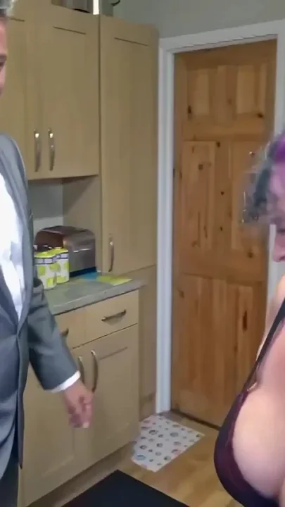 Younger Salesman Gets Lucky with Two Older Busty BBW's