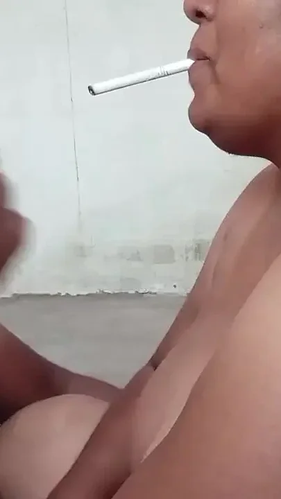 Stepmom Smoking While Kissing