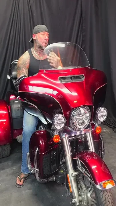 TS Ria Bentley Rides Jasons Big Burly Hog