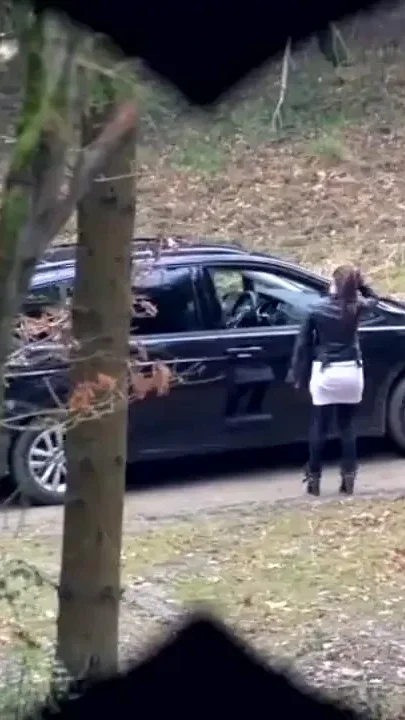 Natural boobs sexy pussy fucking in the forest and get cum in mouth