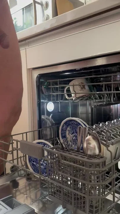 Pee in dish washer
